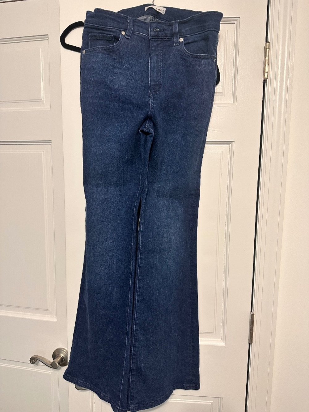 Loft Dark Denim Flare Jeans
